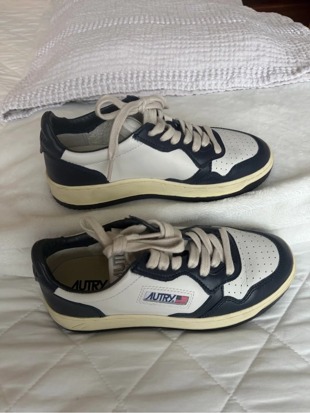 Autry Navy Blue Medalist Sneakers